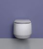 Унитаз подвесной White Ceramic Tao W1080301 белый с сиденьем микролифт безободковый