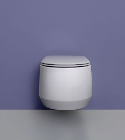 Унитаз подвесной White Ceramic Tao W1080301 белый с сиденьем микролифт безободковый