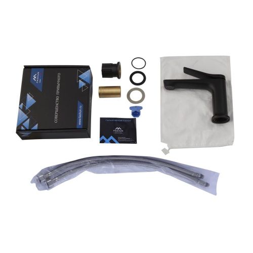 Смеситель Fashun A1086-7 на раковину черный - фото 4