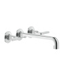 Смеситель для раковины Gessi Inciso 58092#031 встраиваемый в стену хром (внешняя часть)