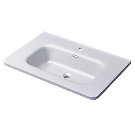 Раковина керамическая Uperwood Monica RMonica80wg 80х50 полувстраиваемая цвет белый