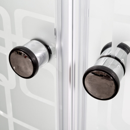 Душевая кабина AvaCan EM2790NLED+GM 90х90 четверть круга без крыши ориентация универсальная