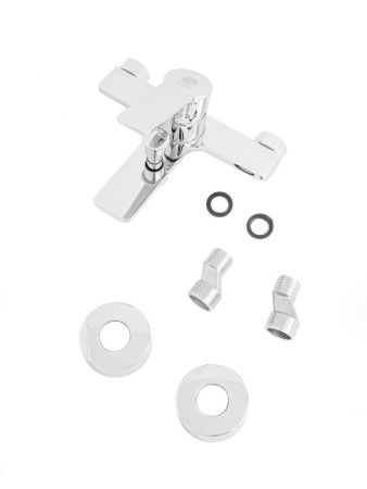 Душевой гарнитур Orange Flat M12-611cr настенный хром