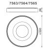 Светильник потолочный Mantra Coin (Цоин) 7564