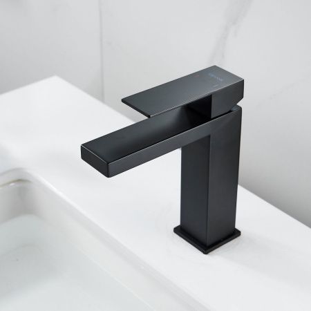 Смеситель Shevanik S7001H на раковину черный