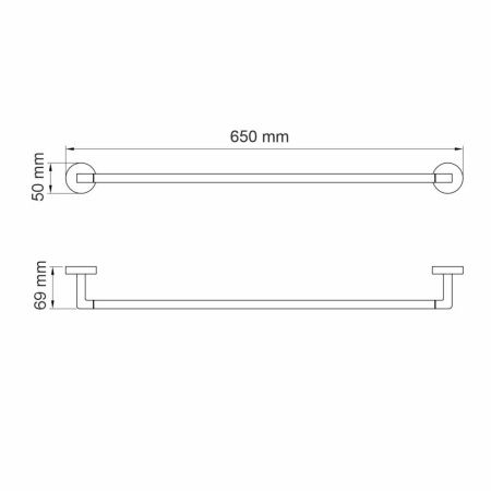 Полотенцедержатель WasserKRAFT 77730