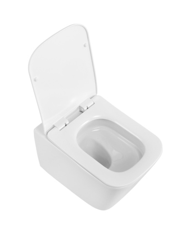 Унитаз подвесной BelBagno KRAFT BB7106CH-TOR/SC белый с сиденьем микролифт безободковый смыв торнадо - фото 2