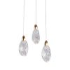 Светильник подвесной Delight Collection OD2439-3 gold/clear