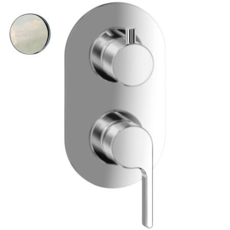 Смеситель для ванны и душа Webert DoReMi DR860101345 настенный никель