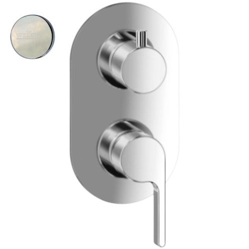 Смеситель для ванны и душа Webert DoReMi DR860101345 настенный никель - фото 2