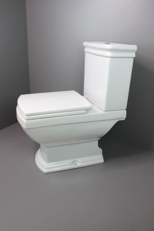 Унитаз напольный с бачком Creo Сeramique ORLEANS COMBO-OR1002 белый с сиденьем с микролифт душевой смыв