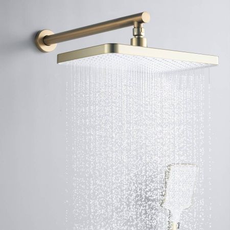 Душевая система Shevanik S9935G встраиваемая в стену цвет золото
