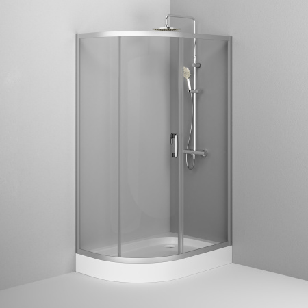 Душевой уголок Am.Pm Like W83UG-302U120MT 120х80 стекло прозрачное профиль хром глянцевый без поддона