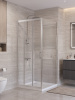 Душевой уголок BelBagno UNO-195 UNO-195-AF-31-90-C-IN 90х90 стекло прозрачное профиль сатин без поддона