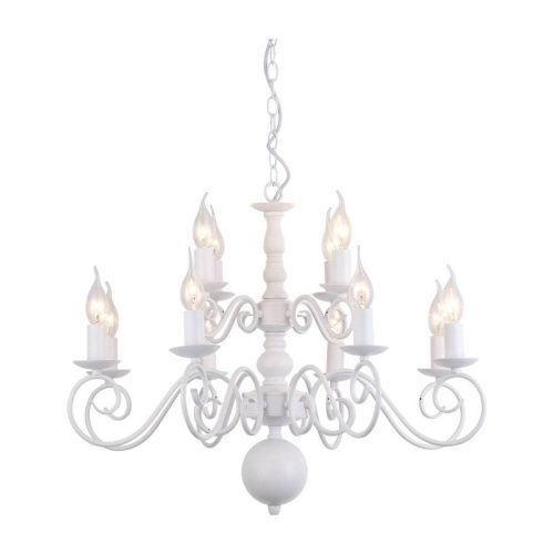 Люстра подвесная Arte Lamp Isabel (Исабел) A1129LM-12WH - фото 2