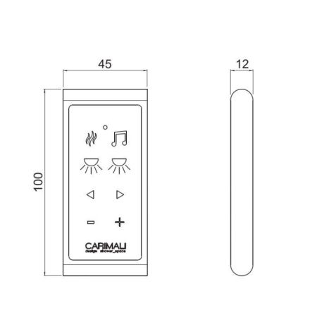 Пульт для управления хромотерапией Carimali MyDream 0TLC003