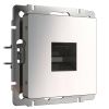 Розетка Ethernet RJ-45 Werkel Глянцевый никель 4690389158247