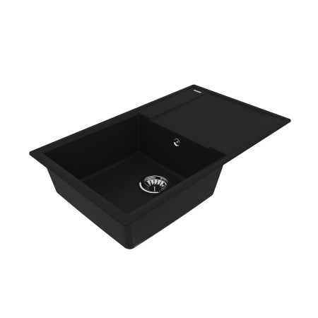 Кухонная мойка LeMark Imandra 840 9910031 84х50 цвет антрацит поверхность матовая