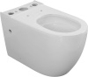 Чаша унитаза напольная Logan Tornado 00331872 цвет белый с сиденьем микролифт без бачка смыв торнадо