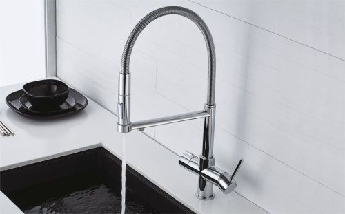 Смеситель для кухни Rose R758 на мойку хром - фото 4