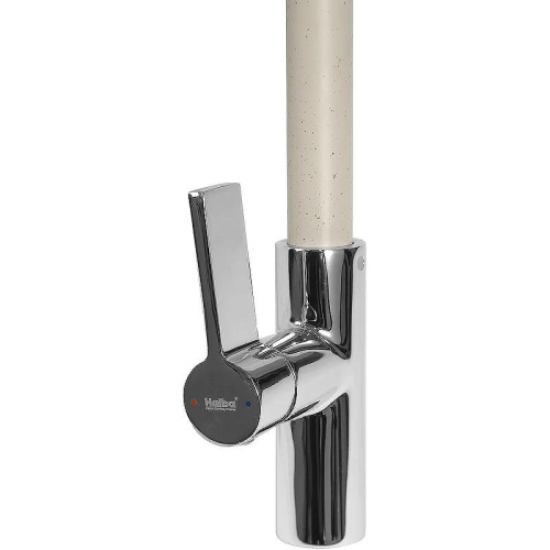 Cмеситель Haiba HB70501-14 на мойку бежевый/хром - фото 3