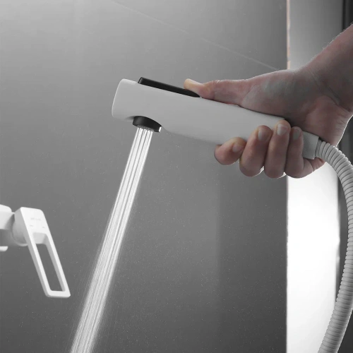 Гигиенический душ со смесителем Shevanik S6805C-1 белый - фото 5