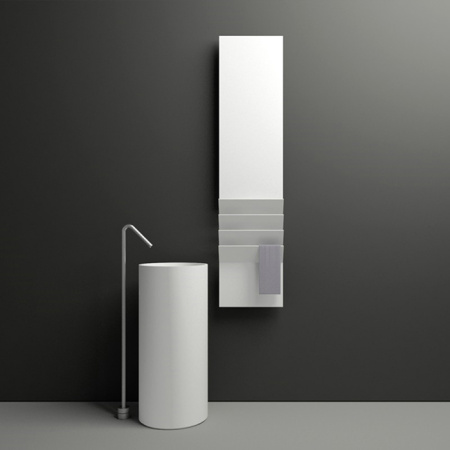 Полотенцесушитель Antrax Flaps ECFPB171001T/BCOR 35х171 электрический белый