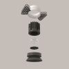 Светильник встраиваемый Maytoni Technical Round DL058-7W3K-TRS-B