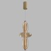 Светильник подвесной Crystal Lux Quasar (Куасар) QUASAR SP14W LED AMBER