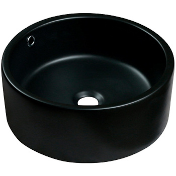 Раковина Jorno MLN-7076BM 42х42 накладная цвет черный матовый