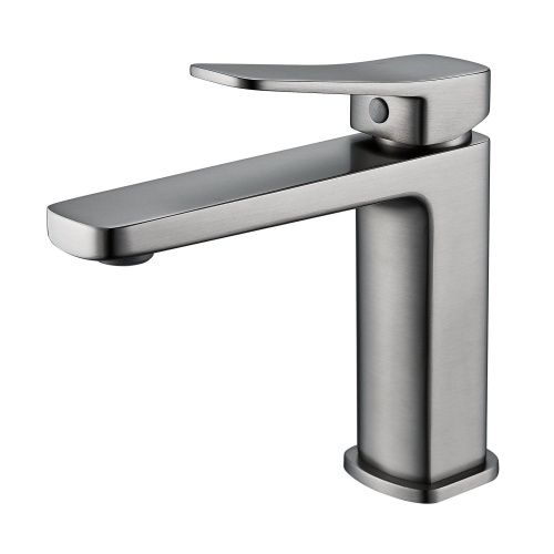 Смеситель Shevanik S9901T на раковину оружейная сталь - фото 2