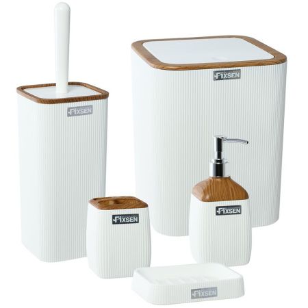 Стакан для зубных щеток Fixsen White wood FX-402-3