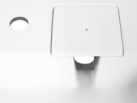 Раковина мебельная из искусственного камня Marko Стандарт 50 5227500 60х50 подвесная цвет белый