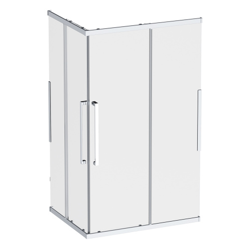 Душевой уголок Am.Pm Func W84G-403-12090-MТ 118х88 стекло прозрачное профиль хром матовый без поддона - фото 2