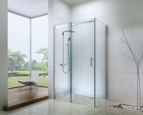 Душевой уголок Berges MELITA 061018 120х90 стекло прозрачное профиль хром без поддона