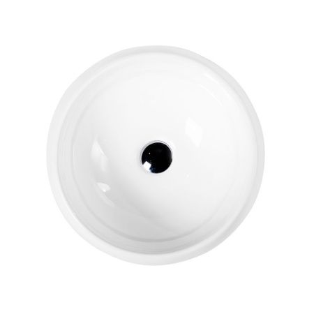 Раковина из сантехнического фаянса BelBagno BB1065 40х40 накладная цвет белый без отверстий под смеситель