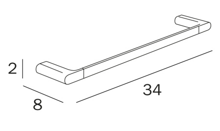 Полотенцедержатель Inda MITO A2018ANC