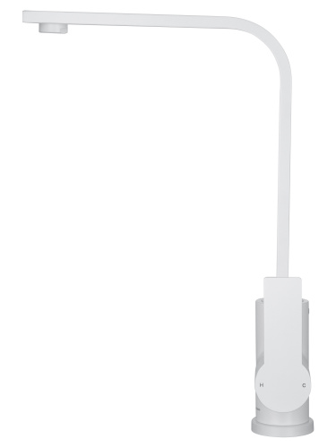 Смеситель для кухни Wonzon & Woghand WW-AE4550-MW на мойку/столешницу белый - фото 2