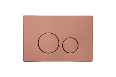 Клавиша смыва механическая Boheme 649-BRB цвет бронза брашированная