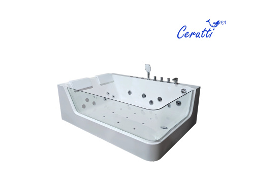 Ванна гидромассажная Cerutti SPA C-495L 170х120 пристенная прямоугольная - фото 3