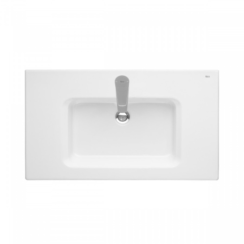 Раковина из сантехнического фарфора Roca The Gap 73279A4000 80х46 накладная цвет белый - фото 2