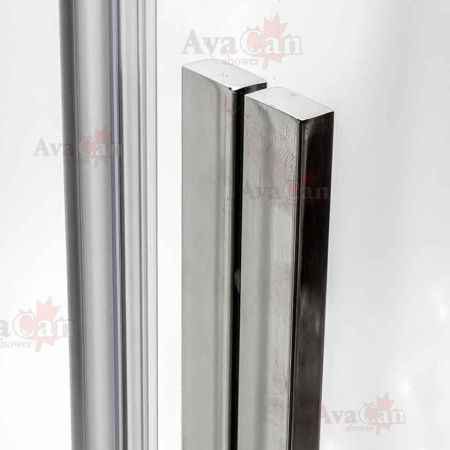 Душевой уголок AvaCan PC100 100х100 стекло прозрачное профиль хром без поддона