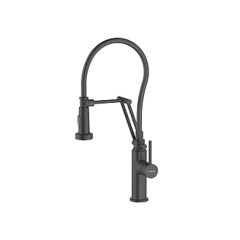 Смеситель для кухни Aquatek ЕВРОПА AQ1388MB на раковину черный матовый без термостата