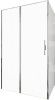 Душевой уголок Allen Brau Priority 3.31031.00 + 3.31043.00 120х90 стекло прозрачное профиль хром без поддона
