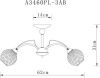 Люстра потолочная Arte Lamp Willow (Виллов) A3461PL-3AB