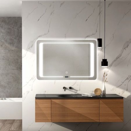 Зеркало с подсветкой и антизапотевателем Haiba HB664 70х50