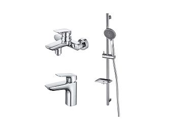 Комплект смесителей Aquatek ВЕГА AQ1030CR хром