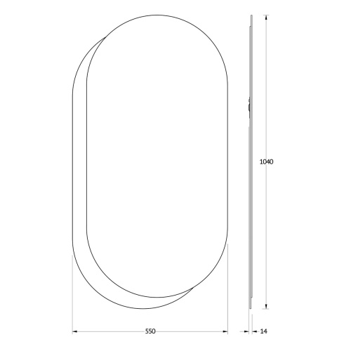 Зеркало в ванную Evoform Double BY 0312 55х104 - фото 2