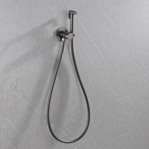 Гигиенический душ со смесителем ABBER Wasser Kreis AF8125NG никель - фото 3