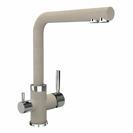 Смеситель для кухни Florentina Арес 333.19H.2123.104 на раковину бежевый
